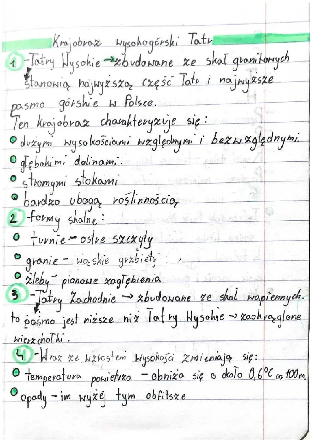 Krajobraz wysokogórski Tatr