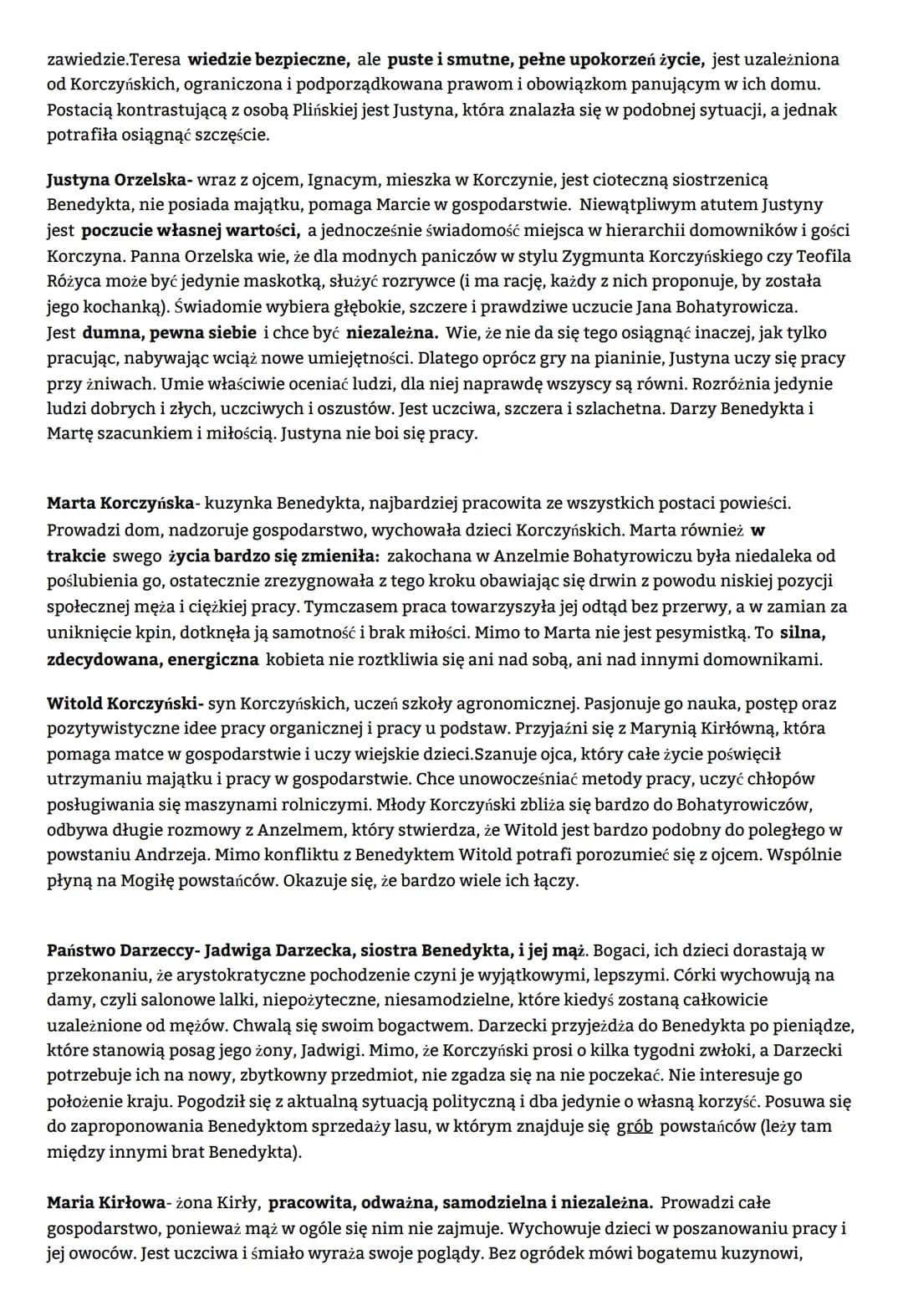 Nad Niemnem
Eliza Orzeszowska
Geneza:
Zamierzeniem autorki było przekazanie idei patriotycznych i społecznych, których sukces w powieści
(zj