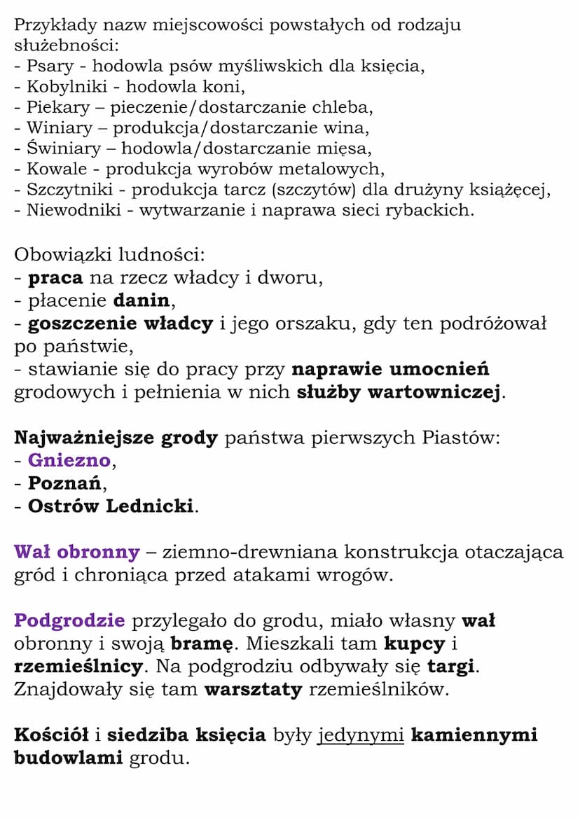 Społeczeństwo w czasach
pierwszych Piastów
W państwie Piastów
W państwie pierwszych Piastów żyło ok. miliona ludzi.
Większość kraju pokrywał
