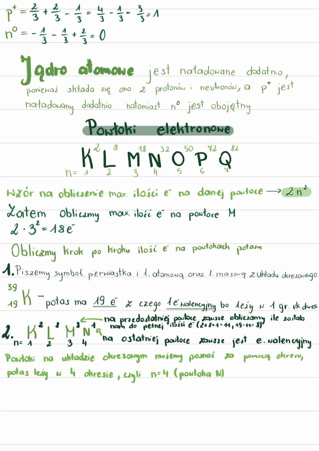 A
Z
X
"C
atom
nukleon
2= 6
Budowa atomu
e
Obliczanie neutronów -> A - Z = n°
Przykład:
12
obliczamy neutrony's
A-2-no
12-6=6
X-Symbol pierwi