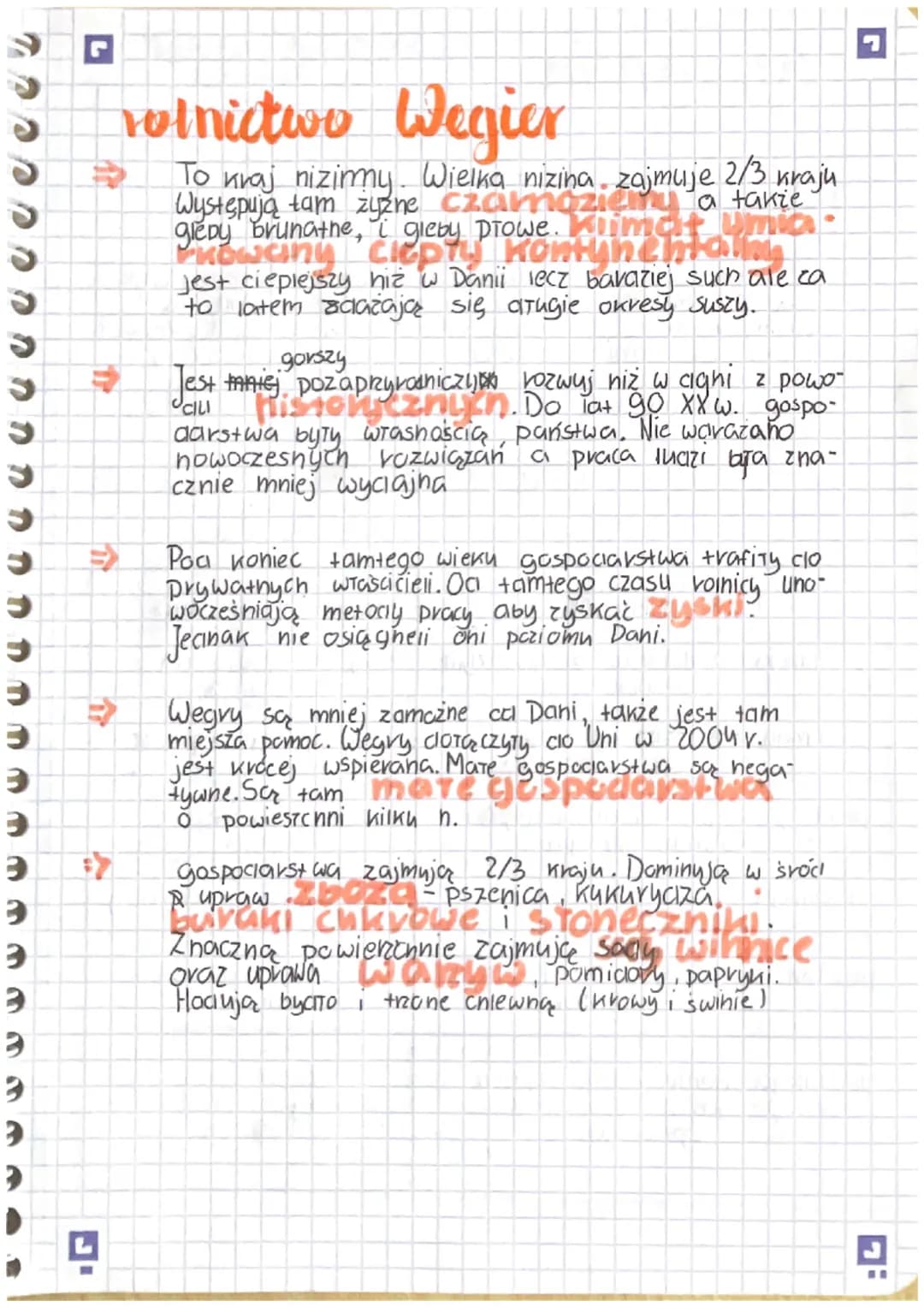 G
geografia
Rolnictwo Danii
iWęgier
wolnictwo
=> Rolnictwo zajmuje się narowią voslin i zwierząt co
uzyskujemy poprzez hodowle
Bez pas reuni