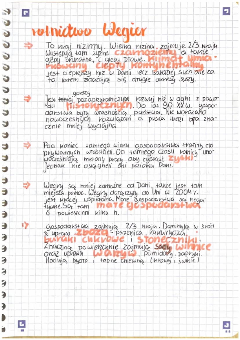 G
geografia
Rolnictwo Danii
iWęgier
wolnictwo
=> Rolnictwo zajmuje się narowią voslin i zwierząt co
uzyskujemy poprzez hodowle
Bez pas reuni