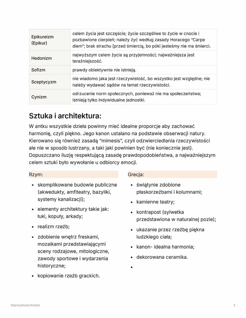 ווי
Starożytność(Antyk)
Charakterystyka epoki:
Ramy czasowe: około 4000 r.p.n.e. - IV-V w.n.e.
Starożytność jest szerokim terminem obejmując