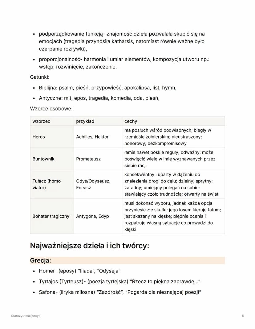 ווי
Starożytność(Antyk)
Charakterystyka epoki:
Ramy czasowe: około 4000 r.p.n.e. - IV-V w.n.e.
Starożytność jest szerokim terminem obejmując