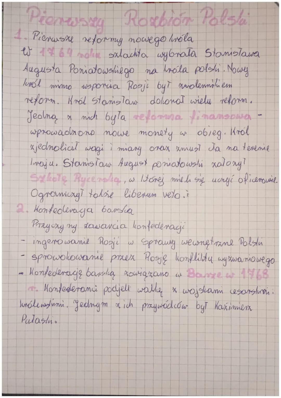 Pierwszy rozbiór Polski 