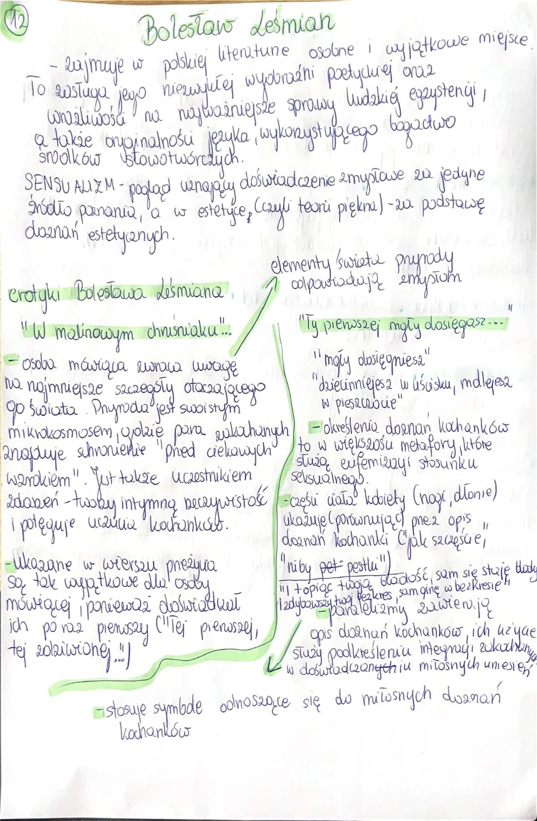 Boleslaw Leśmian
polskiej literature osobne i
literatune osobne i wyjątkowe miejsce
- zajmuje w polskiej
To wsługa jego niezwykłej wyobraźni