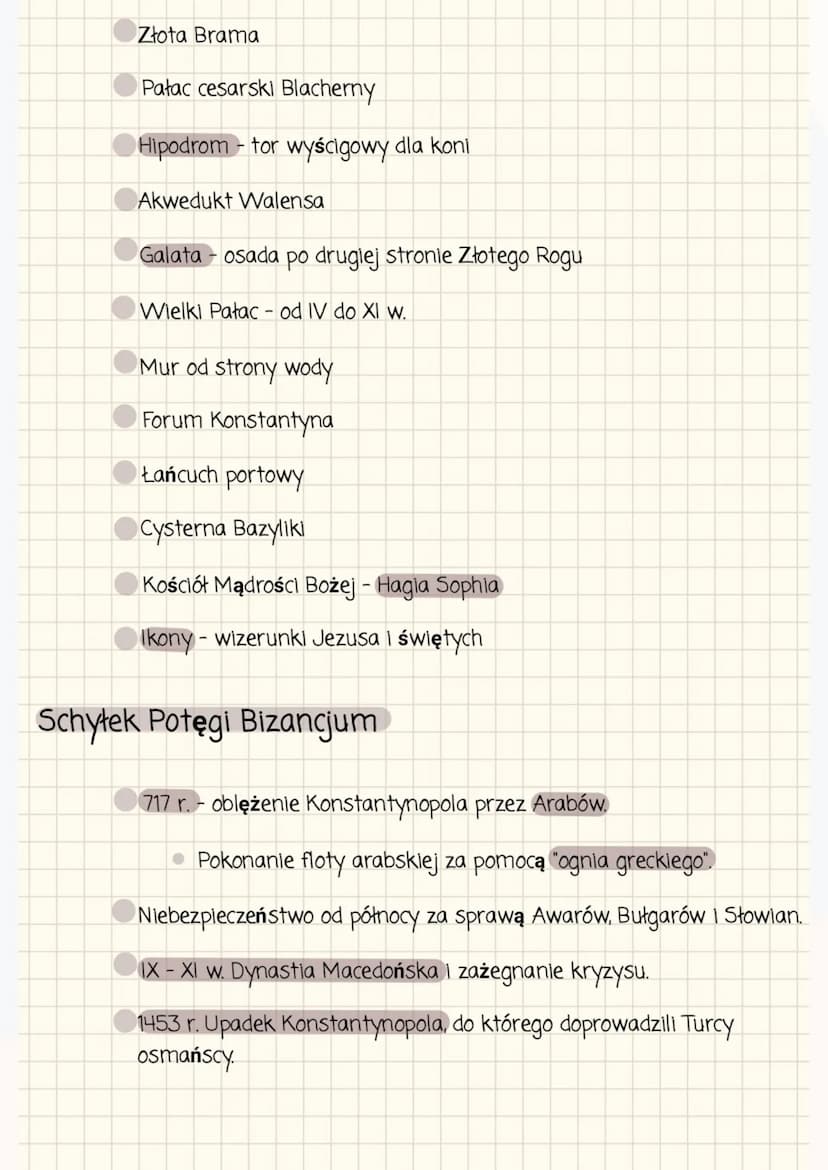 Bizancjum - Nowy Rzym
Stolicą Bizancjum jest Konstantynopol
W 476r. po upadku Rzymu cesarze uważali się za władców
całego Imperium
Władcy pi