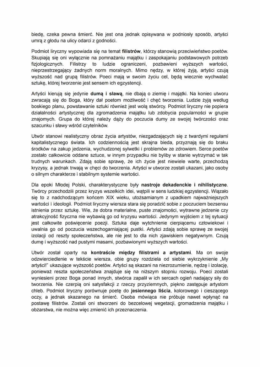 Kazimierz Przerwa-Tetmajer
Wybrane utwory
Melodia mgieł nocnych
Wiersz Kazimierza Przerwy-Tetmajera „Melodia mgieł nocnych” został wydany w 