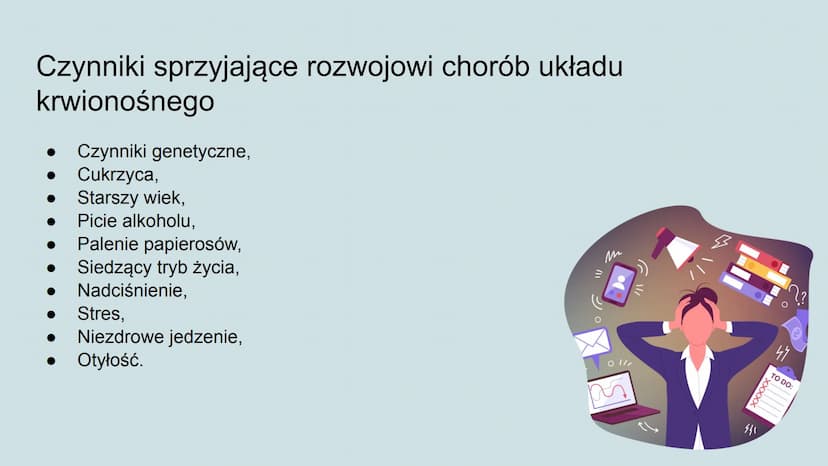 Higiena i choroby układu
krwionośnego Jak dbać o układ krwionośny?
Odpowiednia dieta,
Unikanie spożywania alkoholu i palenia papierosów,
Umi