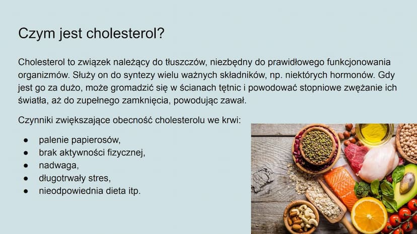 Higiena i choroby układu
krwionośnego Jak dbać o układ krwionośny?
Odpowiednia dieta,
Unikanie spożywania alkoholu i palenia papierosów,
Umi