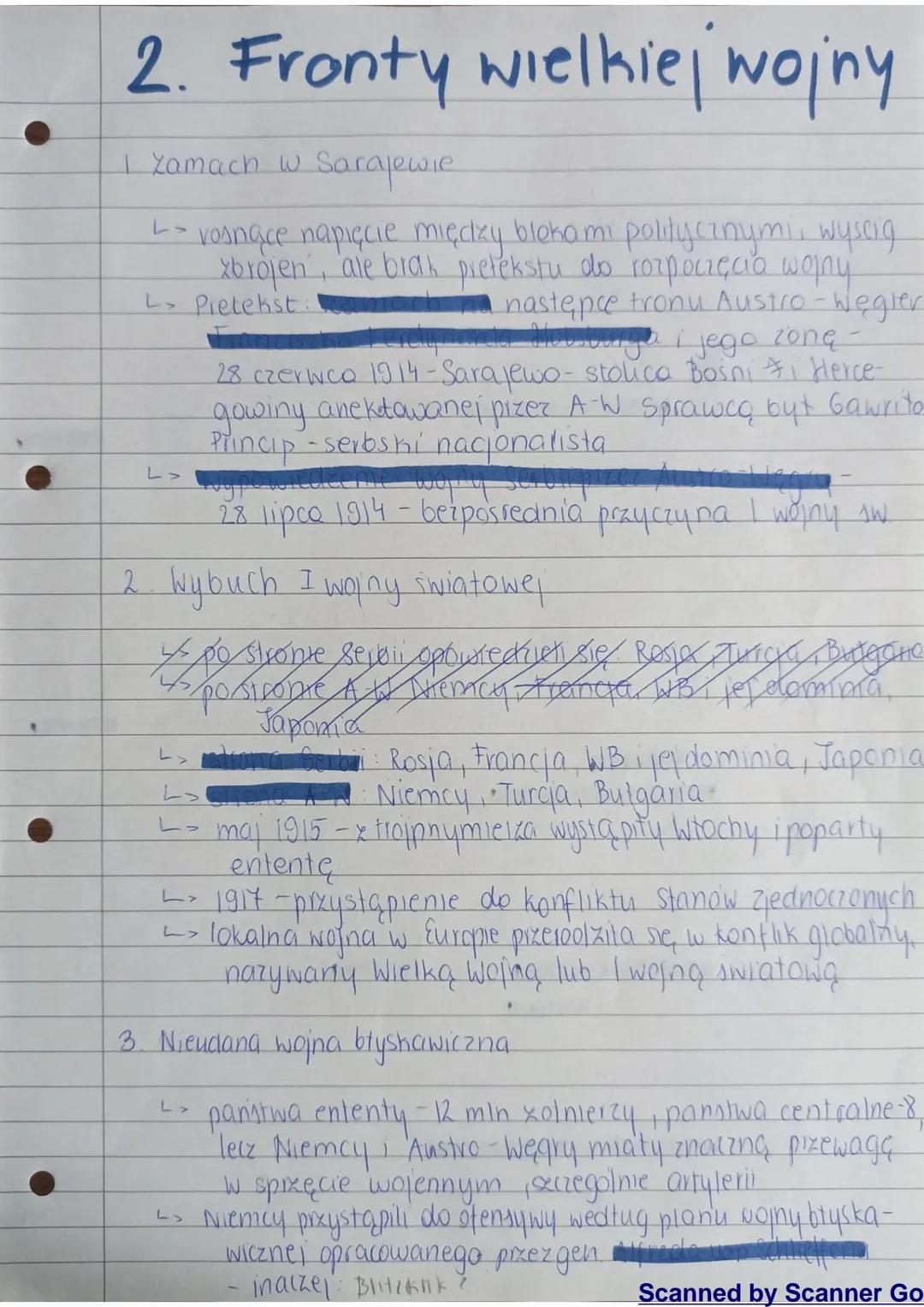 Lepsze Zrozumienie Frontów Wielkiej Wojny