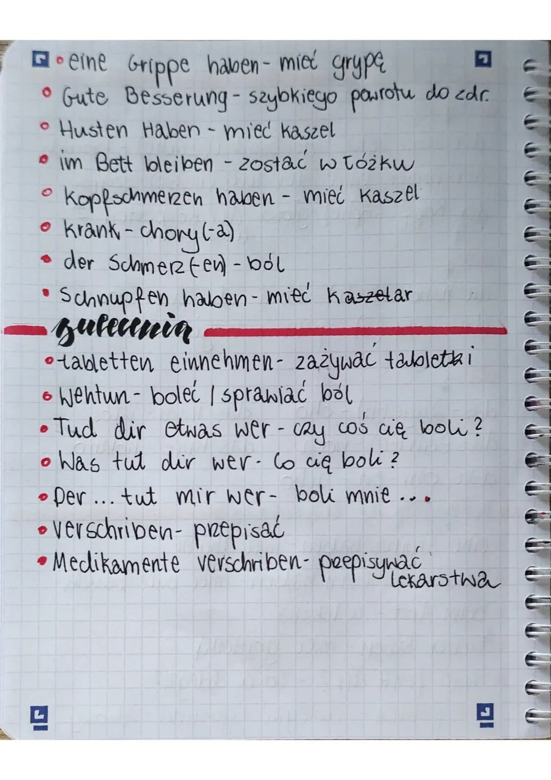 tinto
der
7
der arm- ręka der Bauch (Baüche) - bruch
der finger-palec der Hals (Hälse) - szyja
der Kopf (Köphe)-glowa der körperteil
(część 