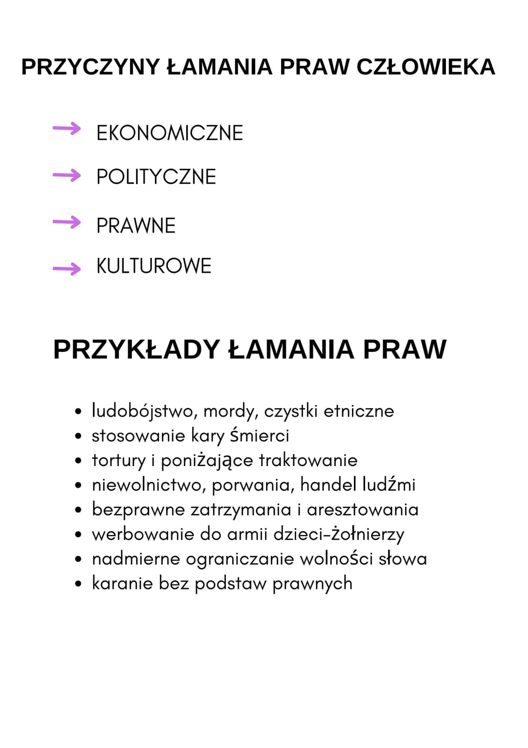 PRAWA
CZŁOWIEKA
Prawa człowieka to zbiór uprawnień, które
przysługują każdej osobie od chwili urodzenia
aż do śmierci. Nie wymagają żadnego
