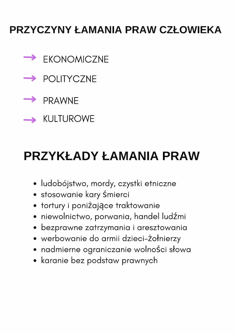 PRAWA
CZŁOWIEKA
Prawa człowieka to zbiór uprawnień, które
przysługują każdej osobie od chwili urodzenia
aż do śmierci. Nie wymagają żadnego
