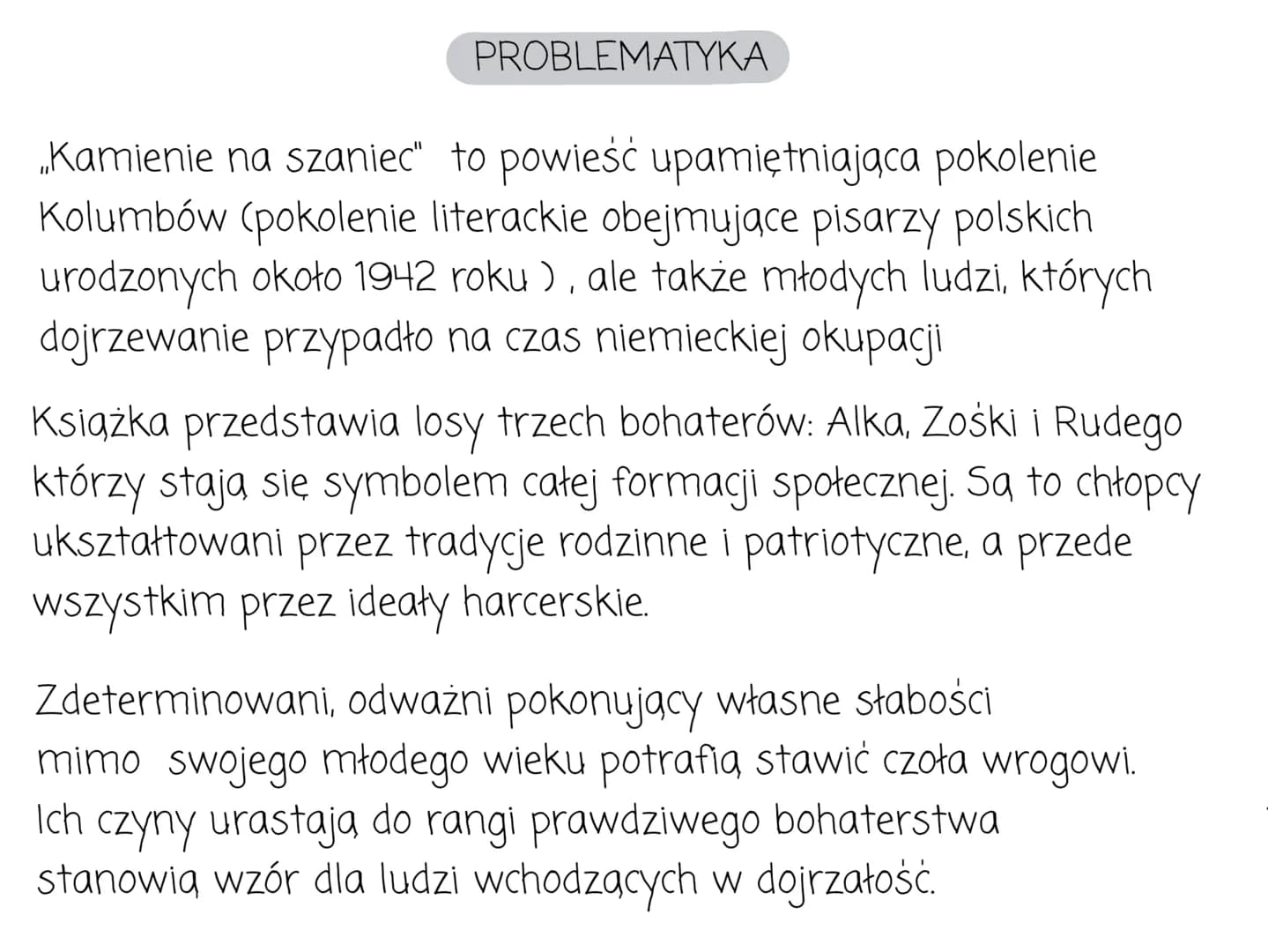  Geneza utworu
„Kamienie na szaniec" zostały wydane w 1944 roku
Aleksander Kamiński był twórca i komendantem organizacji
Małego Sabotażu Waw