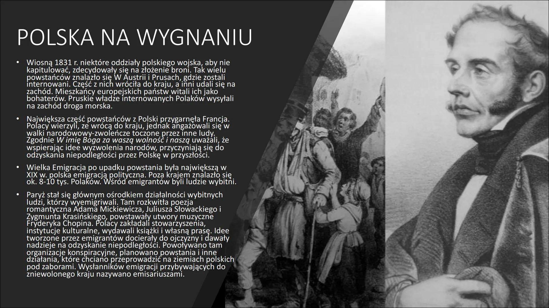 Ziemie polskie w
pierwszej połowie
XIX stulecia # NOC LISTOPADOWA

*   W Królestwie Polskim, rządzonym w imieniu cara przez księcia
Konstant