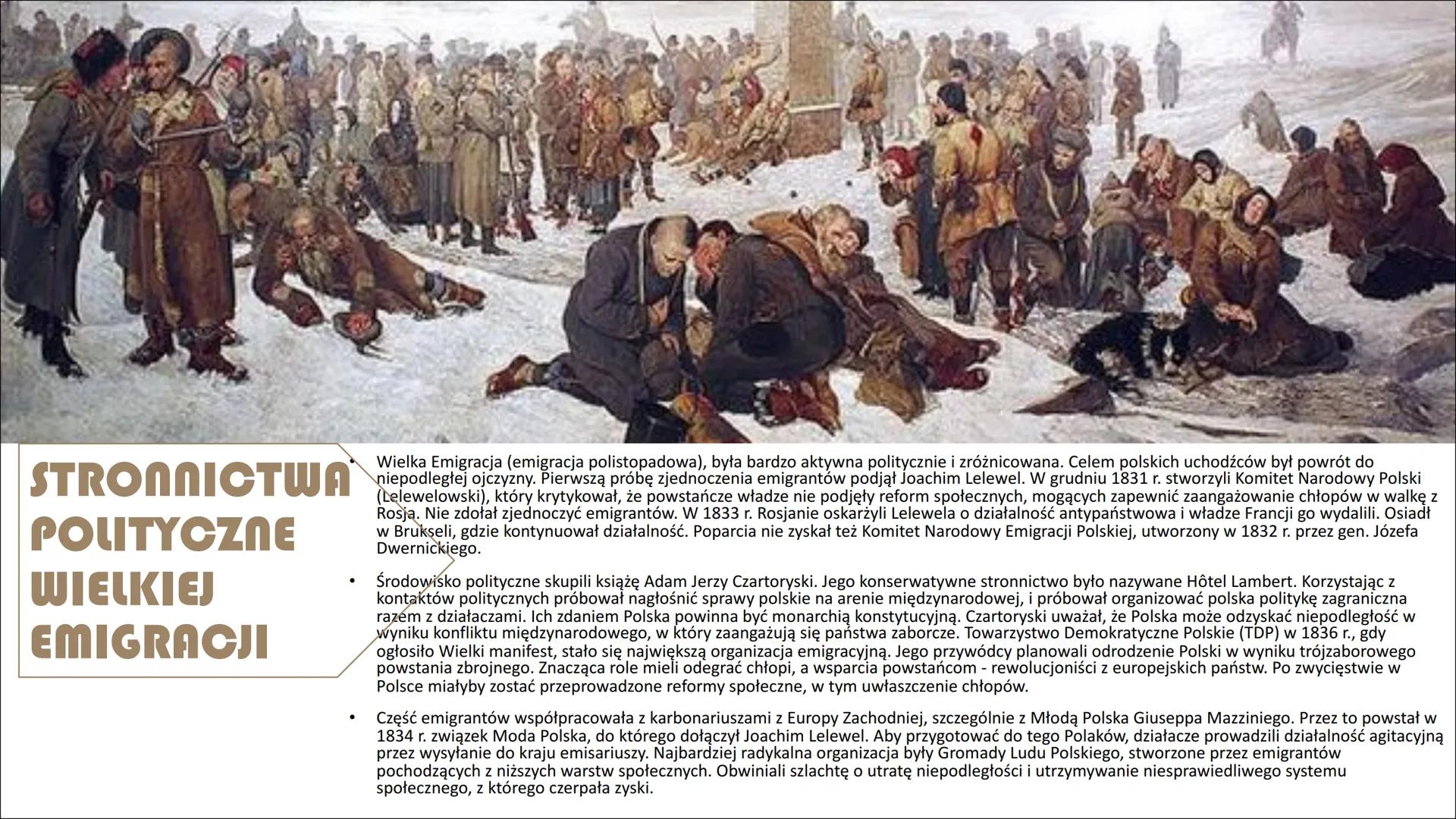 Ziemie polskie w
pierwszej połowie
XIX stulecia # NOC LISTOPADOWA

*   W Królestwie Polskim, rządzonym w imieniu cara przez księcia
Konstant