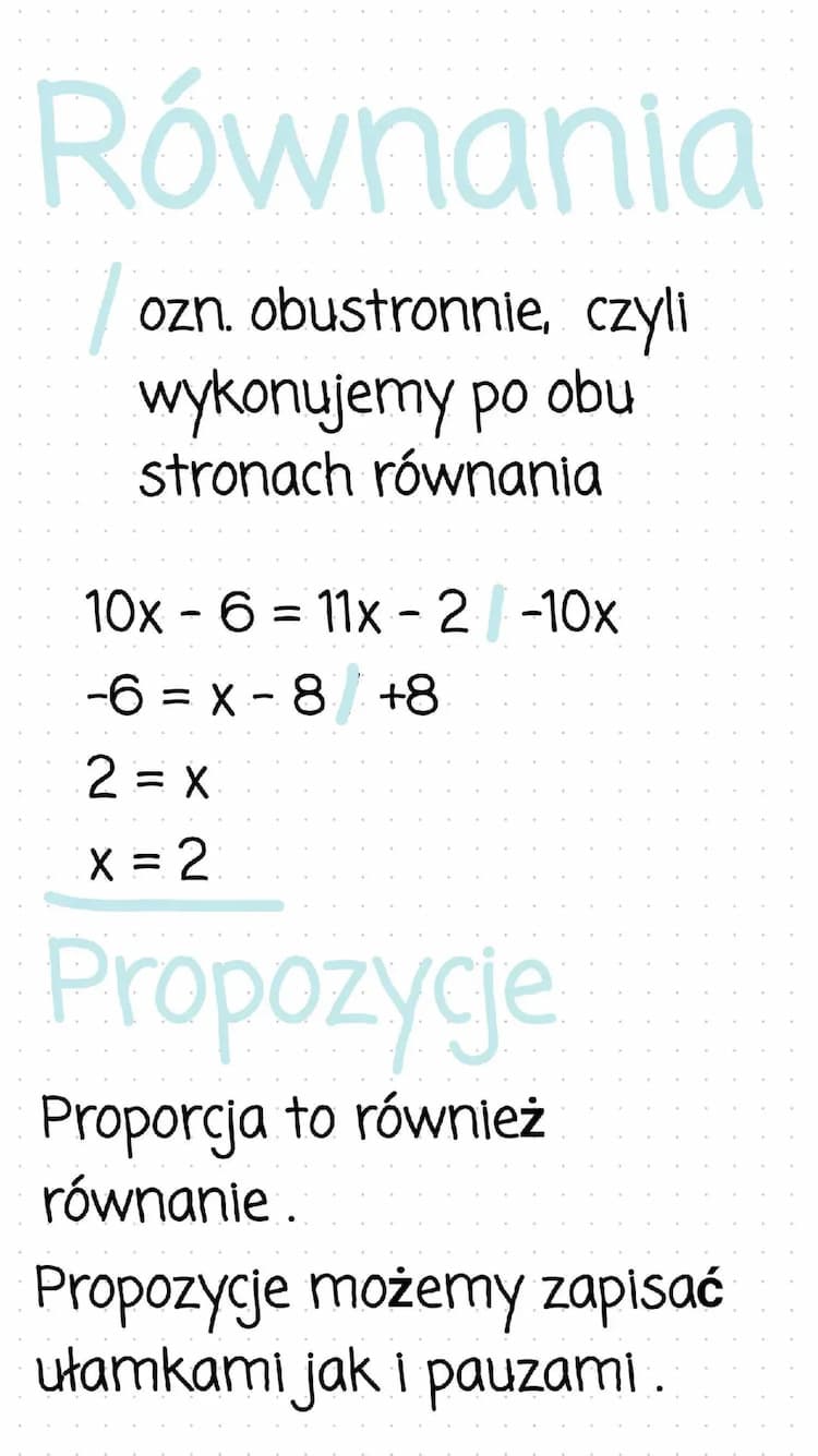 Know Równania thumbnail