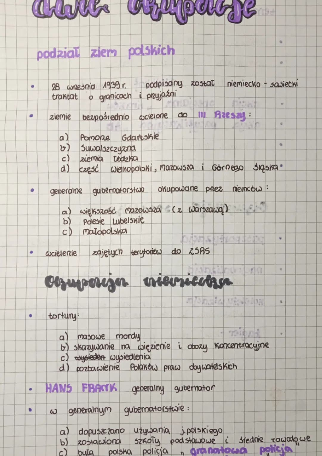 
<p>Traktat o granicach i przyjaźni został podpisany 17 września 1939 r. Tortury obejmowały podział ziem polskich między III Rzeszę a ZSRR. 