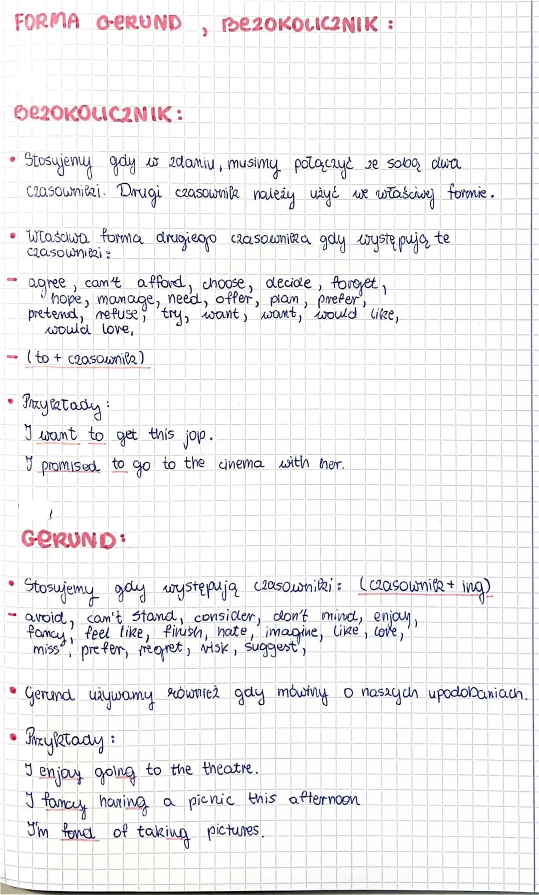 Ćwiczenia Gerund i Infinitive: Co to jest i Kiedy Używać?