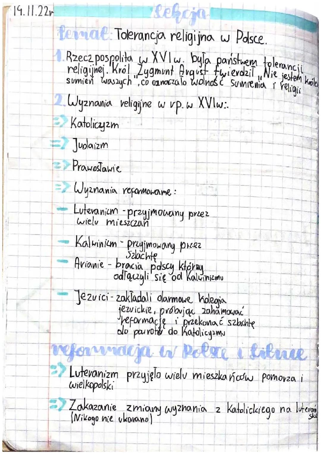 Tolerancja religijna w Polsce – historia i znaczenie