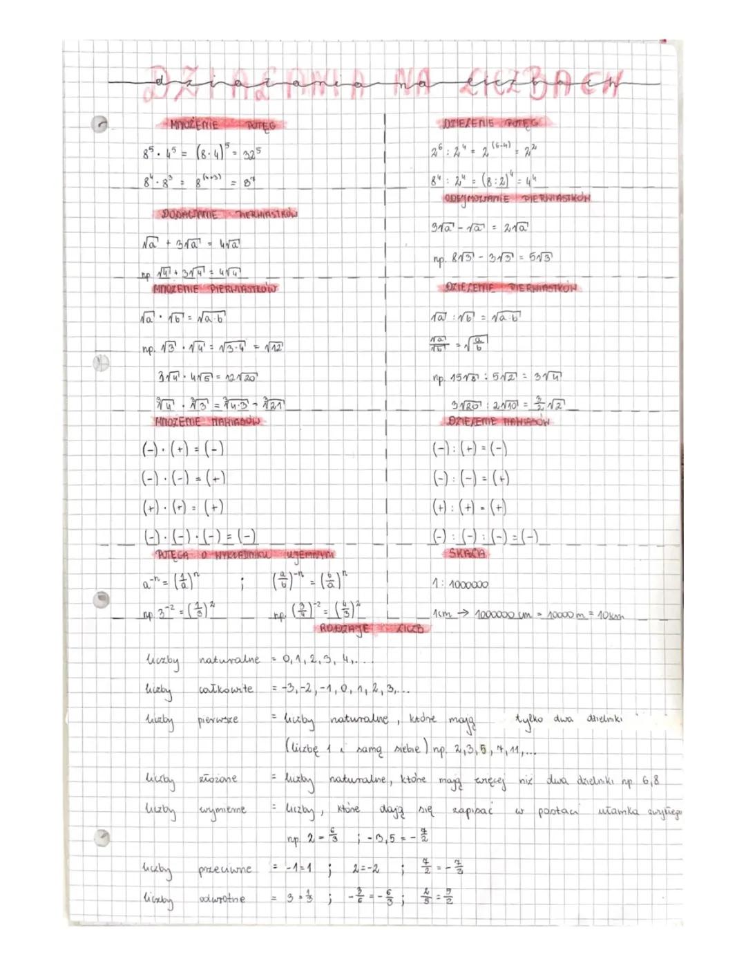 Egzamin Ósmoklasisty Matematyka PDF: Liczby, Działania i Pierwiastki