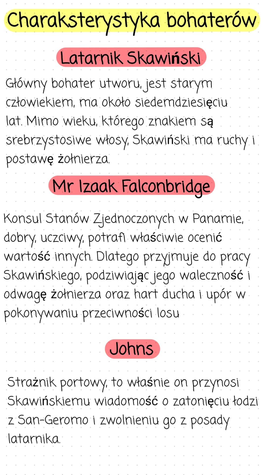 Latarnik
Streszczenie
Stary i zmęczony życiem Polak - Skawiński- obejmuje posadę
latarnika w nadmorskim miasteczku Aspinwall. Ma za sobą
bur