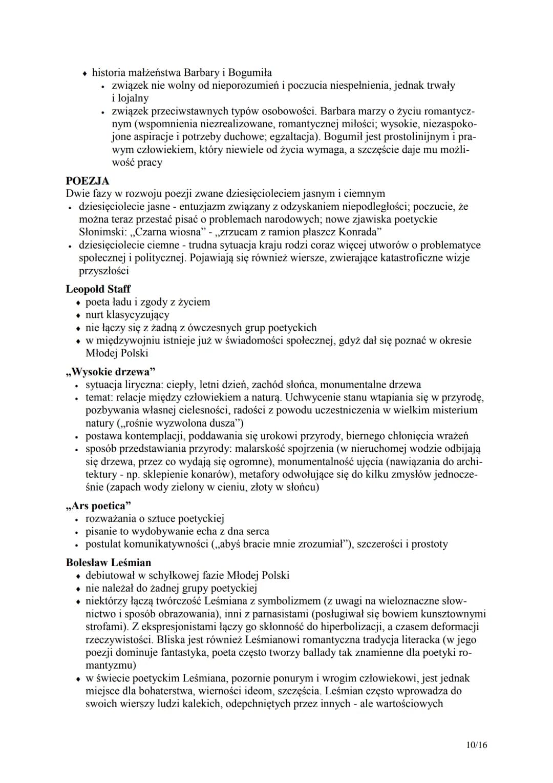 DWUDZIESTOLECIE MIĘDZYWOJENNE
◆ Sytuacja polityczna i społeczna (,,wiek wielkości i upadku człowieka")
a) I wojna światowa - kataklizm, któr