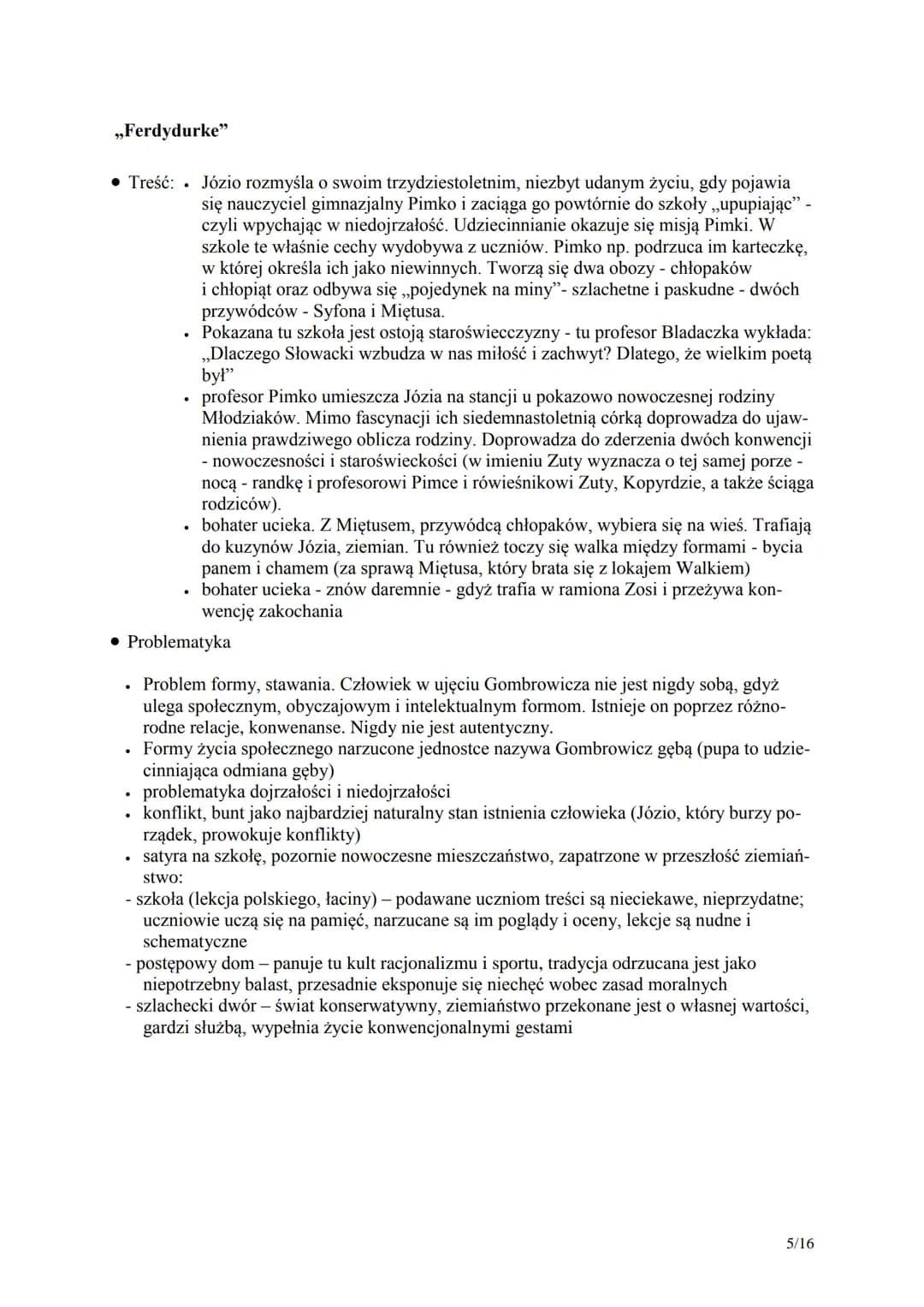 DWUDZIESTOLECIE MIĘDZYWOJENNE
◆ Sytuacja polityczna i społeczna (,,wiek wielkości i upadku człowieka")
a) I wojna światowa - kataklizm, któr