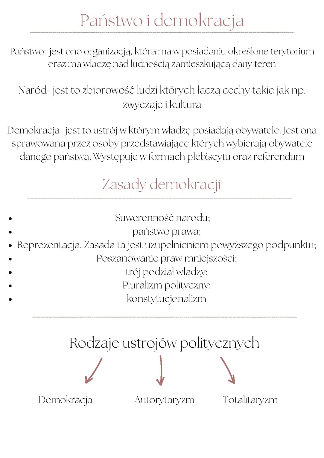 WOS | Państwo i demokracja