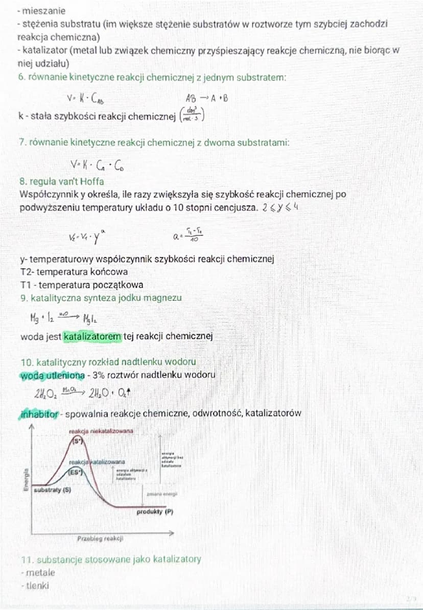 V
1. Proces egzoenergetyczny
Chemia
Jest to proces, w którym energia wydzielana jest z układu do otoczenia. np. spalanie
drewna.
2. Proces e