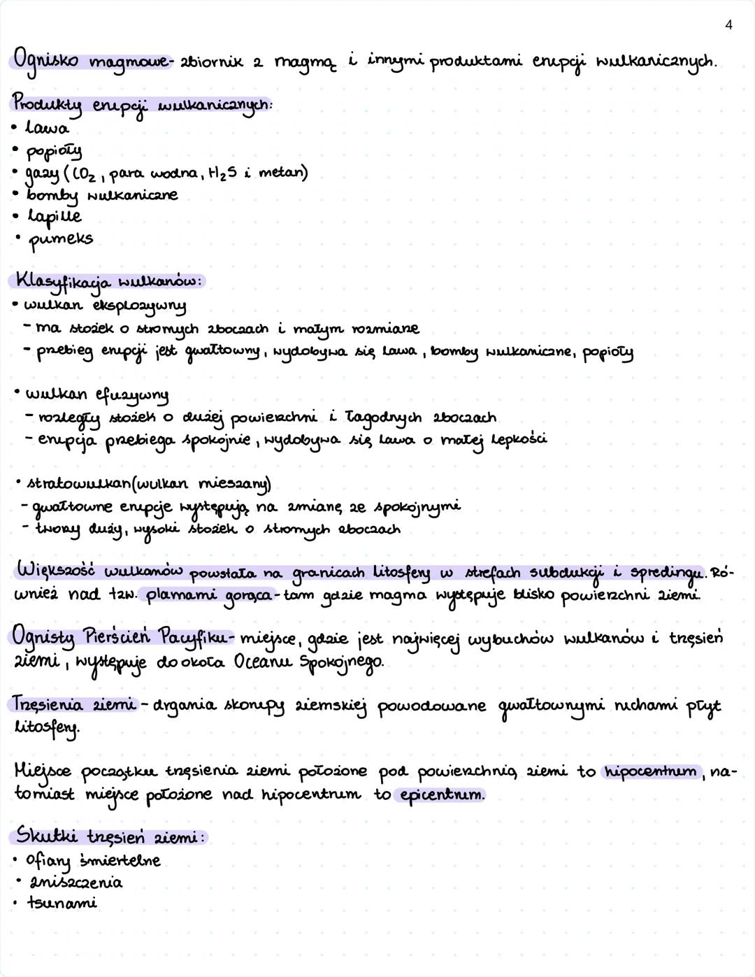# GEOGRAFIA
Dział V - Litosfera. Procesy wewnętrzne
1
1) Skały. Budowa wewnętrzna Ziemi
Skały to naturalne skupiska jednego lub więcej miner