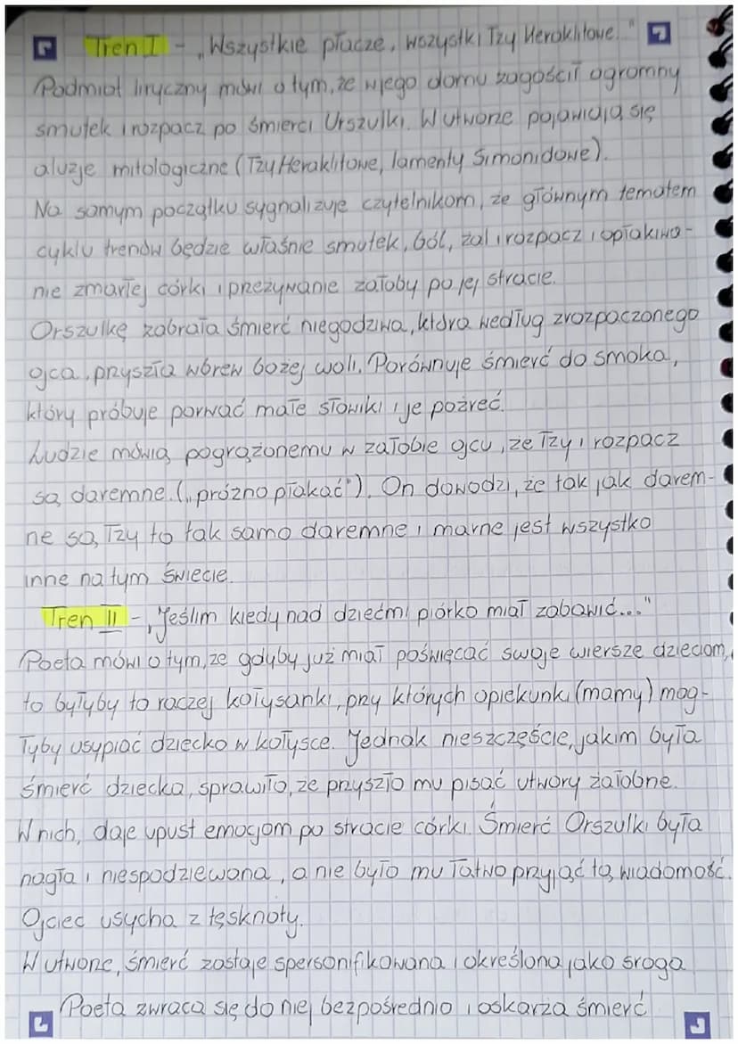 YZEN
RADEON
L
Rodzaj literacki · MIRYKA
Gatunek literack TREN
Epoka literocka RENESANS
Czas i miejsce akcji
Jako cykl poetycki
YAN KOCHANOWS