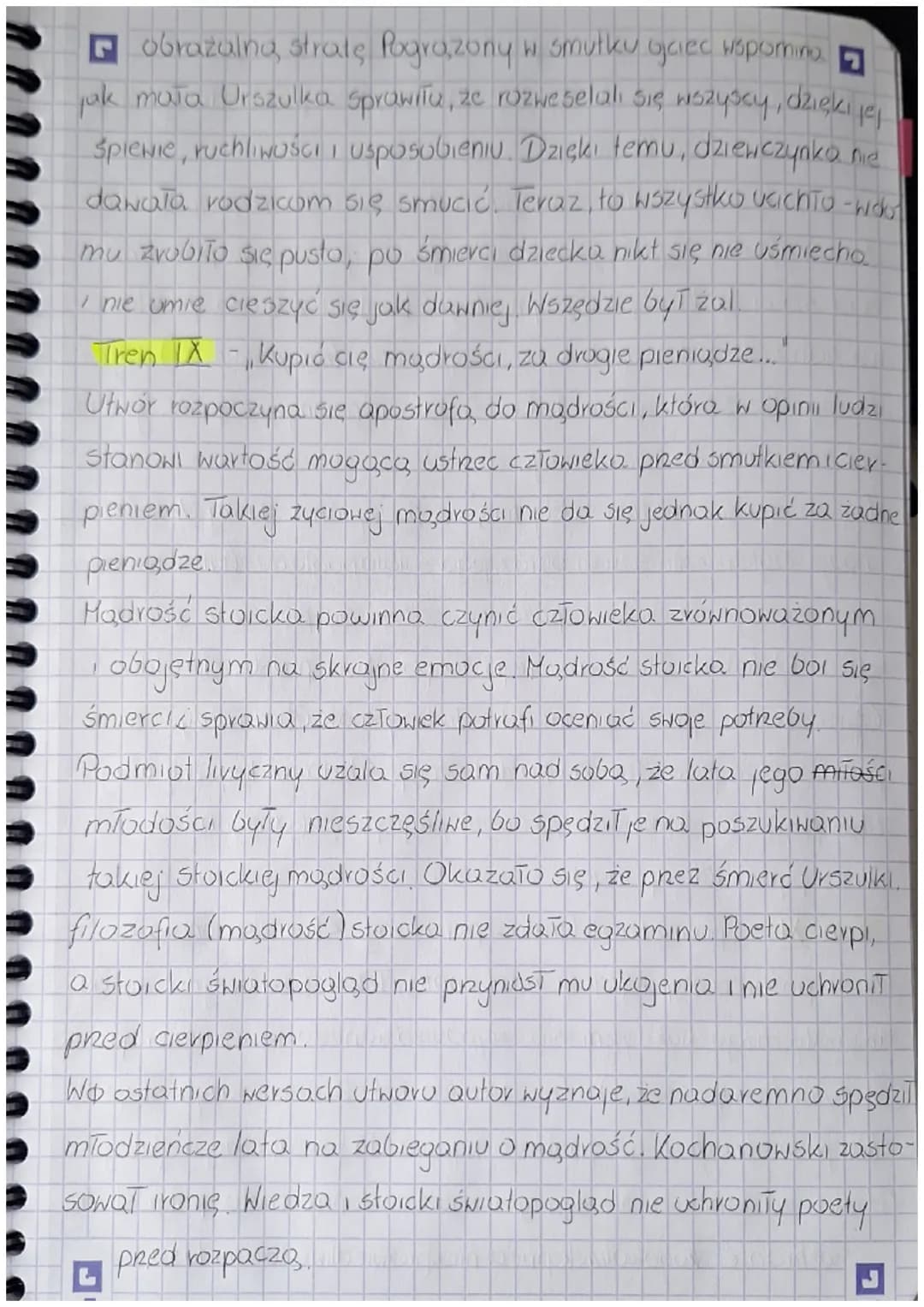 YZEN
RADEON
L
Rodzaj literacki · MIRYKA
Gatunek literack TREN
Epoka literocka RENESANS
Czas i miejsce akcji
Jako cykl poetycki
YAN KOCHANOWS