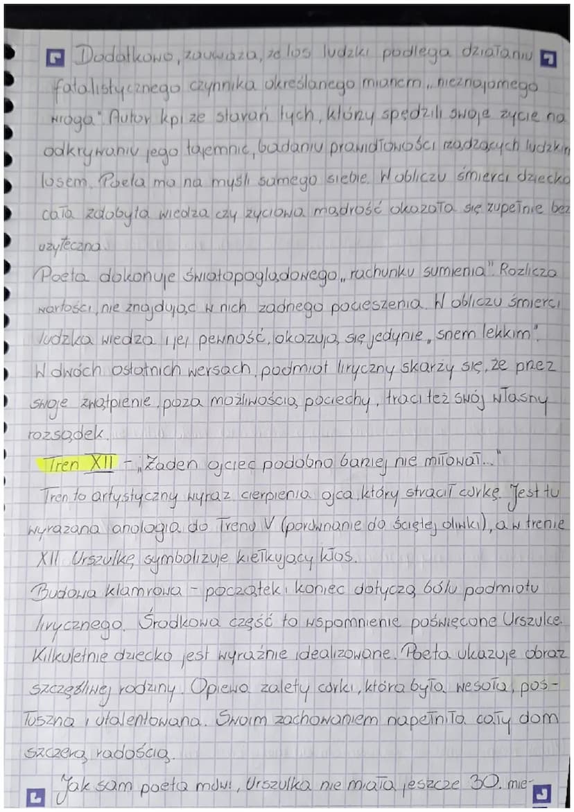 YZEN
RADEON
L
Rodzaj literacki · MIRYKA
Gatunek literack TREN
Epoka literocka RENESANS
Czas i miejsce akcji
Jako cykl poetycki
YAN KOCHANOWS