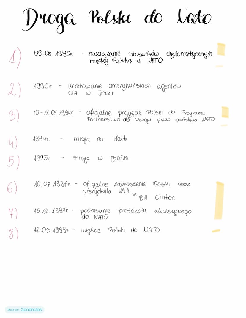 1991v - nawiązanie współpracy
między Polska, Węgrami oraz
Czechosłowacją
trójkąt / grupa
Wyszehradzkila
dobre stosunki & Białorusią
pogorszy