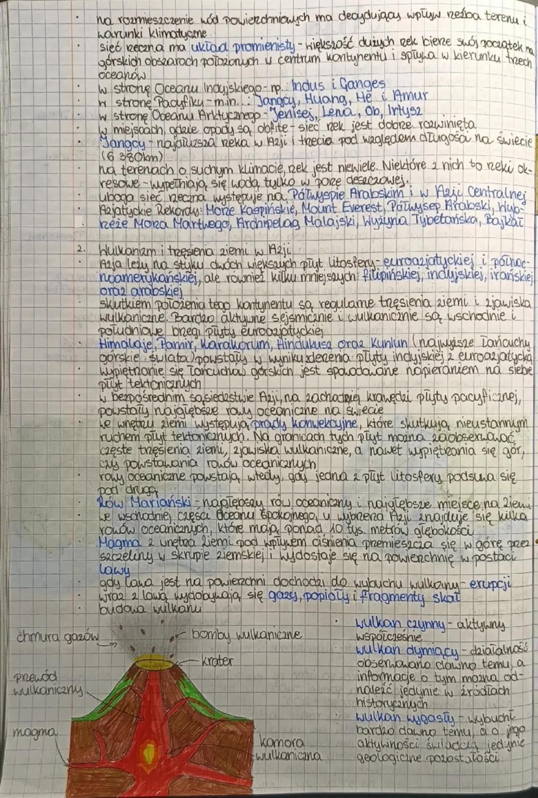 A
Azja
środowisko przyrodnicze Azje
Aaja jest największym kontynentem na świecie
jest kontynentem wyżynno-górskim → 45% powierzchni 20jmują 