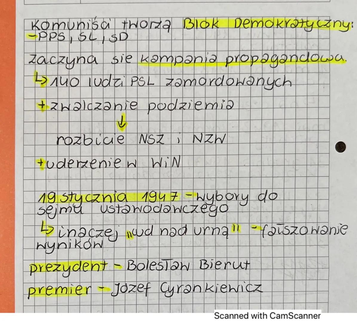 Temat: Poczatkı madów Komunistów.
Akcja Wisla: (28 Kwietnia 1947)
na zachodzie ludności
południowo-wschodnich
-przesiedlenie
Ukrainskiej z
t