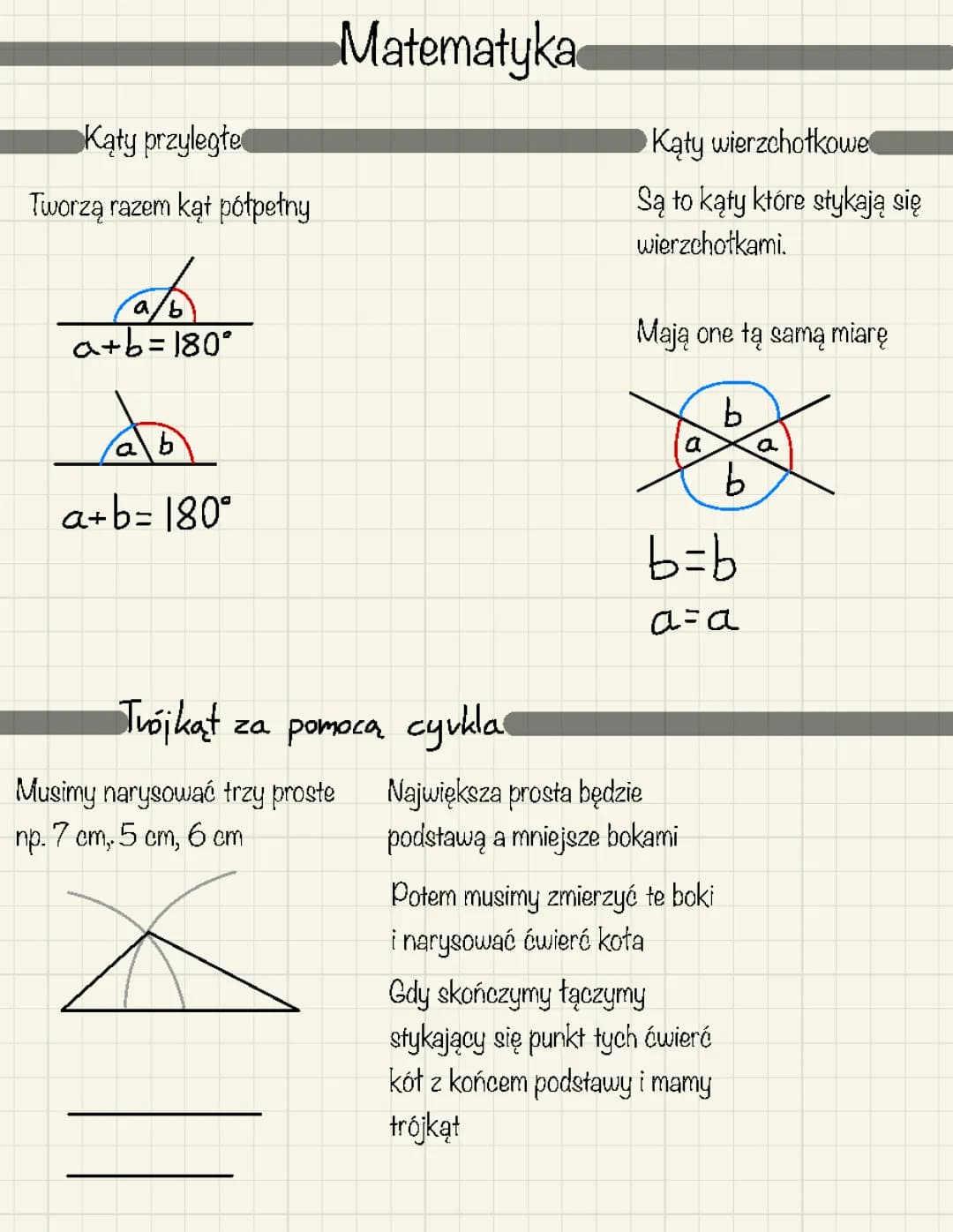matematyka kąty