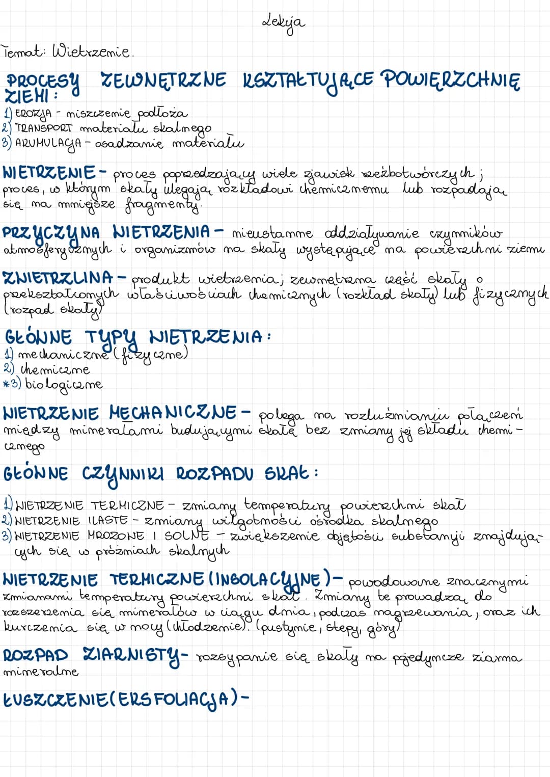 
<p>Procesy egzogeniczne geografia rozszerzona to bardzo ważny temat, który warto sobie przypomnieć. Procesy egzogeniczne to zewnętrzne proc