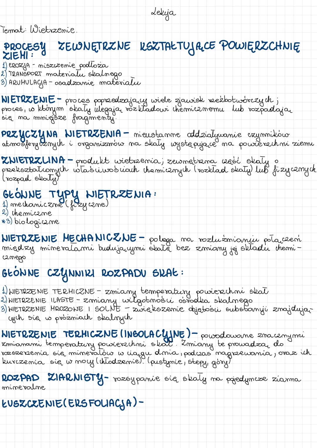 
<p>Procesy egzogeniczne geografia rozszerzona to bardzo ważny temat, który warto sobie przypomnieć. Procesy egzogeniczne to zewnętrzne proc