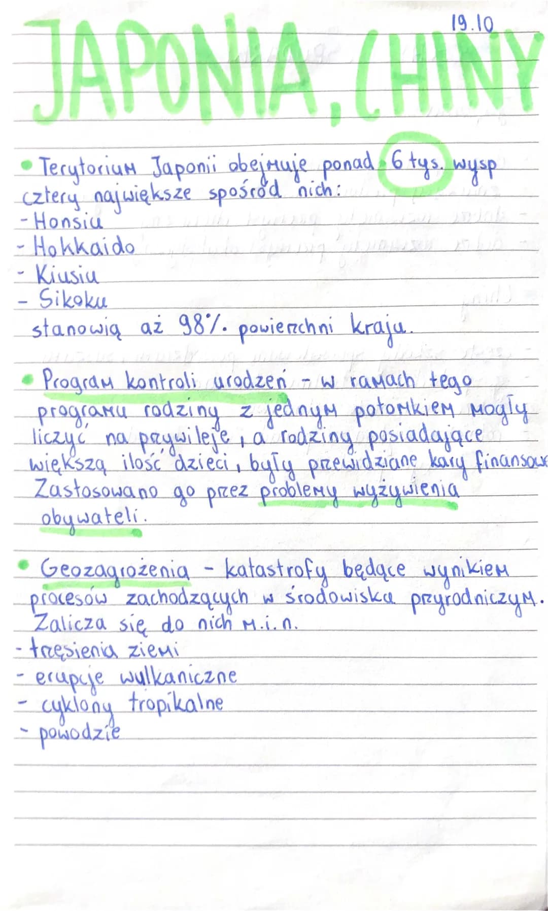 Największe wyspy Japonii i ciekawostki o Chinach