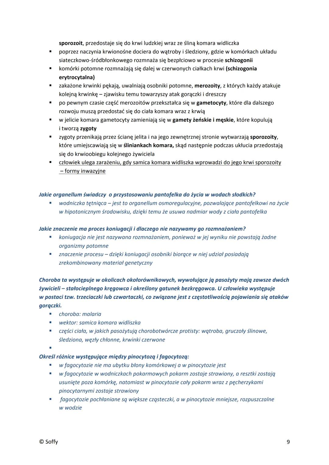 PROTISTY
■
▪
■
■
Formy jednokomórkowe
pełzaki (ameby) - nagie, nieokryte ścianą komórkową komórki o zmiennym kształcie; zdolne do
tworzenia 