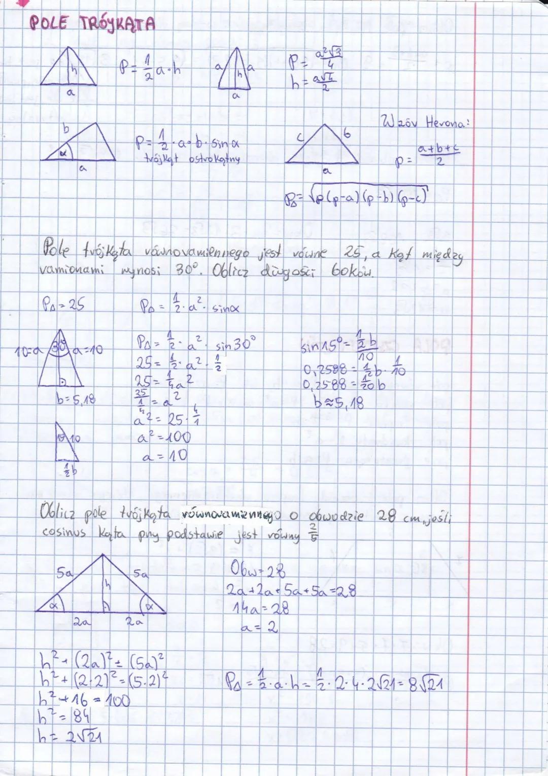 # TRYGONOMETRIA 28.11

## TRÓJKĄTY PROSTOKĄTNE

Twierdzenie odwrotne do
twierdzenia Pitagorasa:

460

a√2

30
a√3
2a
a
a

a

Sprawdź, czy tr