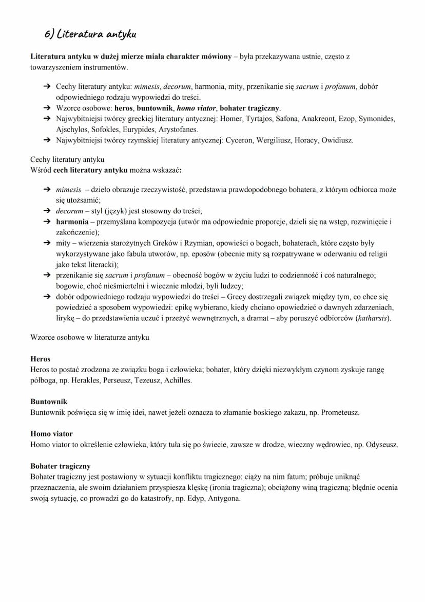ANTYK
1) Antyk - nazwa epoki
Nazwa epoki antyk (łac. antiquus 'dawny') to określenie fragmentu wielkiej epoki określanej jako starożytność.
