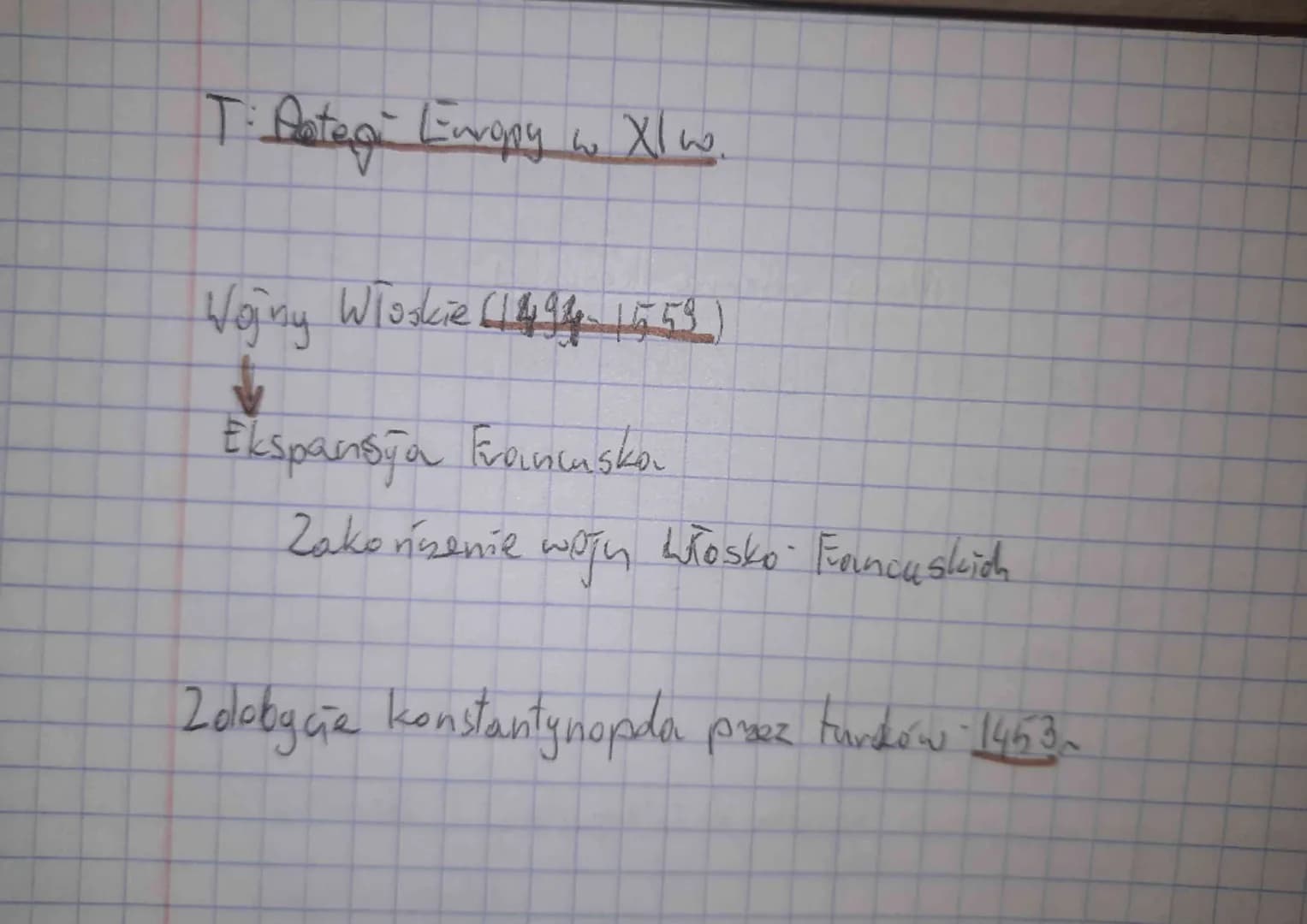 MA
1. Payozyby odkryd
przebudnienie europy
"niedobor srebra i złota
zdobycie konstantynopola przez
-pregazgina spoleczna (synowie szlachetni