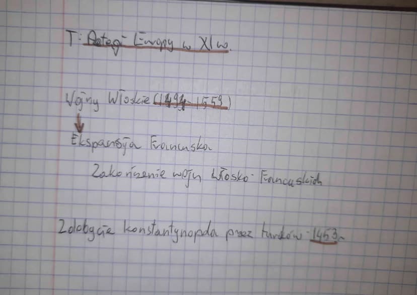 MA
1. Payozyby odkryd
przebudnienie europy
"niedobor srebra i złota
zdobycie konstantynopola przez
-pregazgina spoleczna (synowie szlachetni
