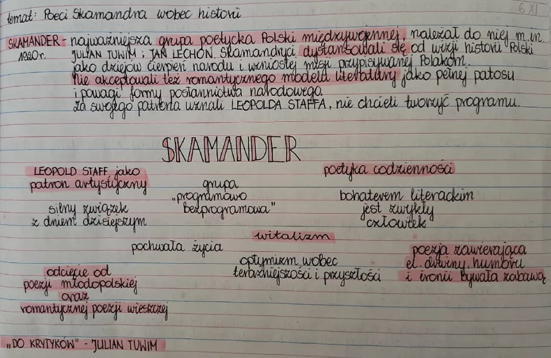 Skamander i Awangarda Krakowska: Grupy Poetyckie Dwudziestolecia Międzywojennego