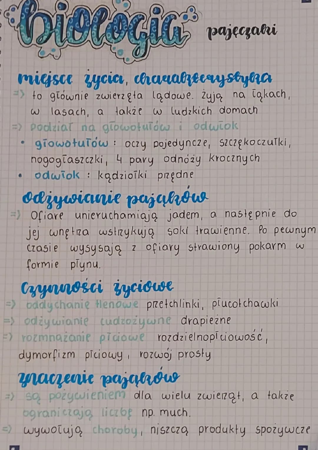 biologia
miejsce zycia, charakterystyka
=> to głównie zwierzęła lądowe. żyją na łąkach,
w lasach, a także w ludzkich domach
=> Podział na gł
