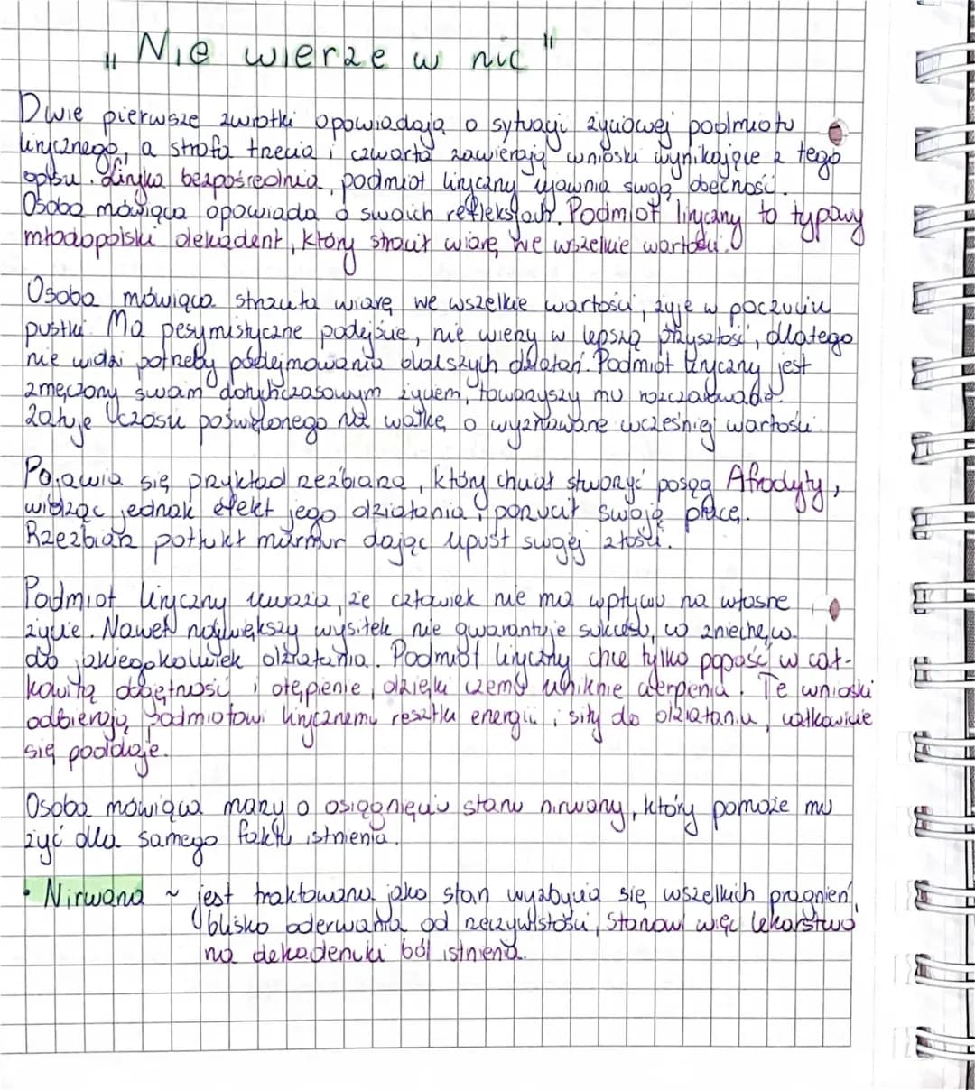 Interpretacja wiersza Kazimierza Przerwa-Tetmajera - analiza i tekst